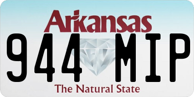 AR license plate 944MIP