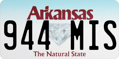 AR license plate 944MIS