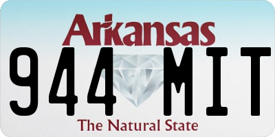 AR license plate 944MIT