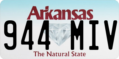 AR license plate 944MIV
