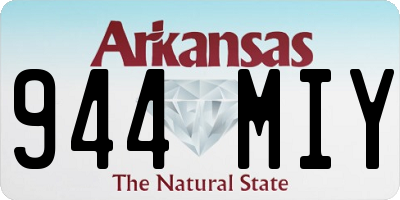 AR license plate 944MIY
