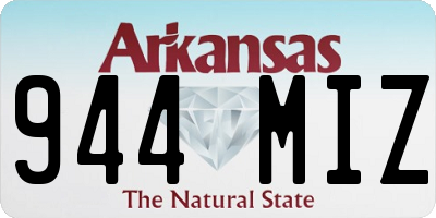 AR license plate 944MIZ