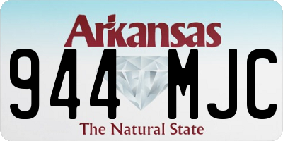 AR license plate 944MJC