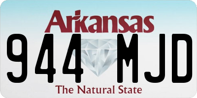 AR license plate 944MJD