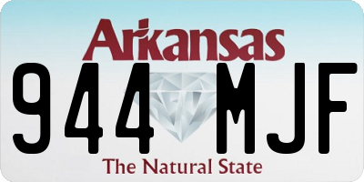 AR license plate 944MJF