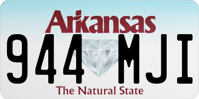 AR license plate 944MJI