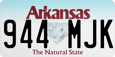 AR license plate 944MJK