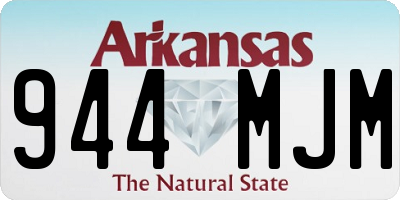 AR license plate 944MJM