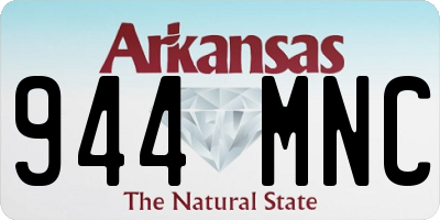 AR license plate 944MNC