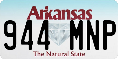 AR license plate 944MNP