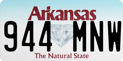 AR license plate 944MNW