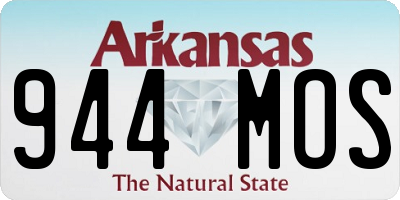 AR license plate 944MOS