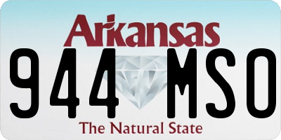 AR license plate 944MSO