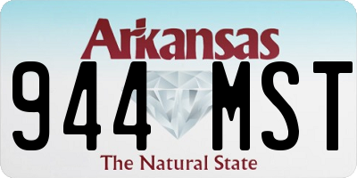 AR license plate 944MST