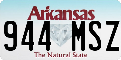 AR license plate 944MSZ