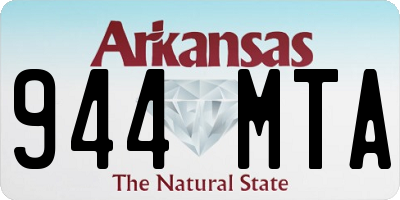 AR license plate 944MTA