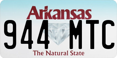 AR license plate 944MTC