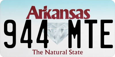 AR license plate 944MTE