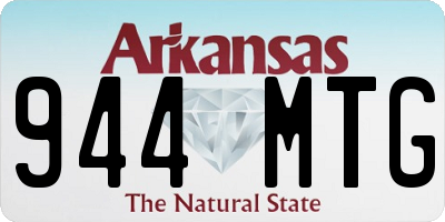 AR license plate 944MTG