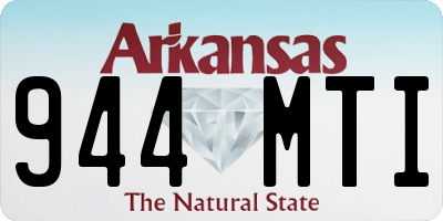 AR license plate 944MTI