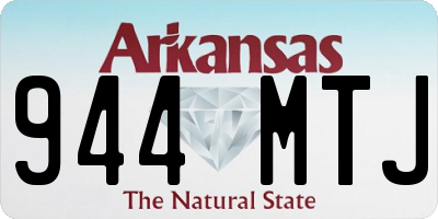 AR license plate 944MTJ