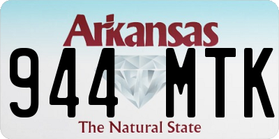 AR license plate 944MTK
