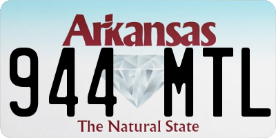 AR license plate 944MTL