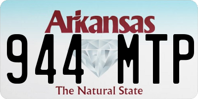 AR license plate 944MTP