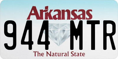 AR license plate 944MTR
