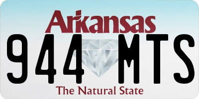 AR license plate 944MTS