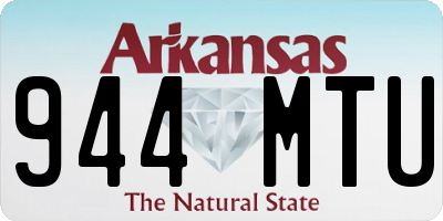AR license plate 944MTU