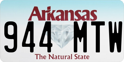 AR license plate 944MTW