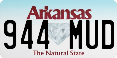 AR license plate 944MUD