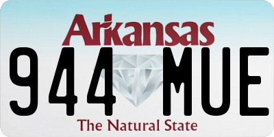 AR license plate 944MUE