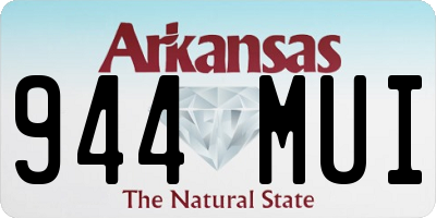 AR license plate 944MUI