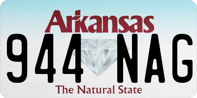 AR license plate 944NAG