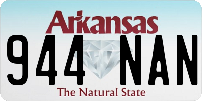 AR license plate 944NAN