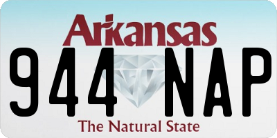 AR license plate 944NAP