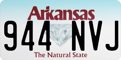 AR license plate 944NVJ