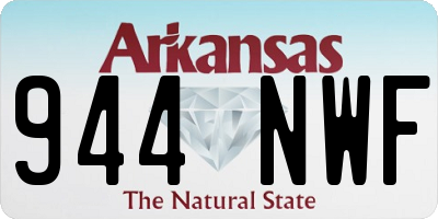 AR license plate 944NWF