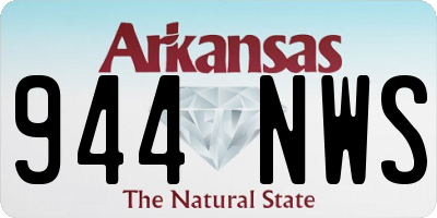 AR license plate 944NWS
