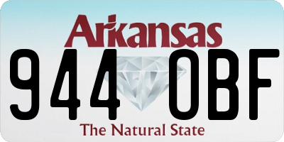 AR license plate 944OBF