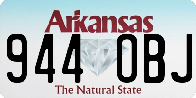 AR license plate 944OBJ