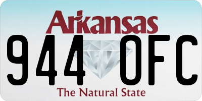 AR license plate 944OFC