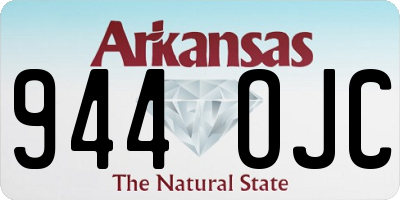 AR license plate 944OJC