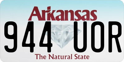 AR license plate 944UOR