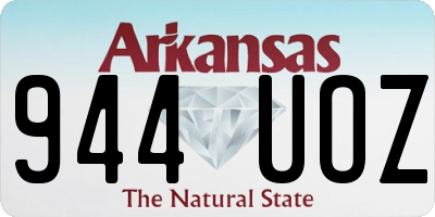 AR license plate 944UOZ