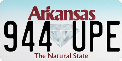AR license plate 944UPE