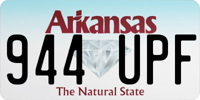 AR license plate 944UPF