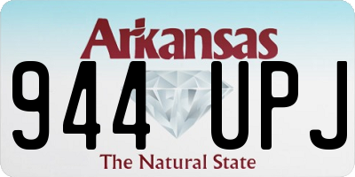 AR license plate 944UPJ